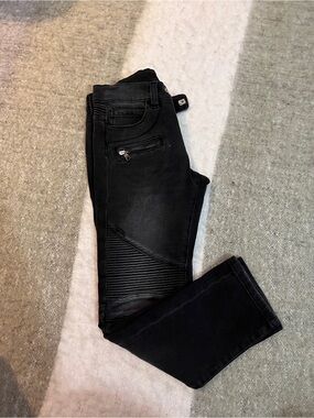 Balmain Kids Black Skinny Jeans